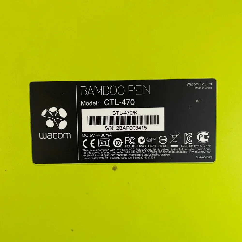 Wacom Bamboo Connect Pen Tablet (CTL470)